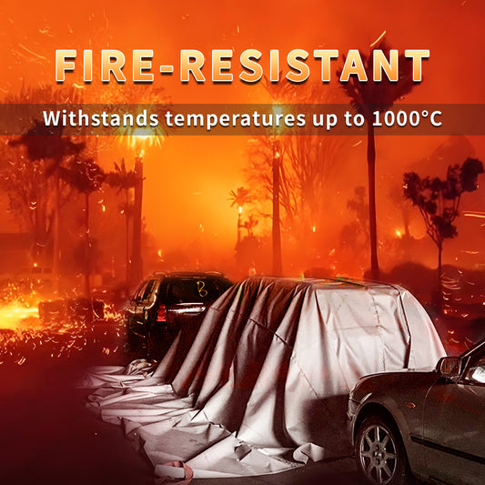 Wildfire Defense & Vehicle Fire Prevention - Car Fire Shield and Fire Blanket for Ultimate Protection