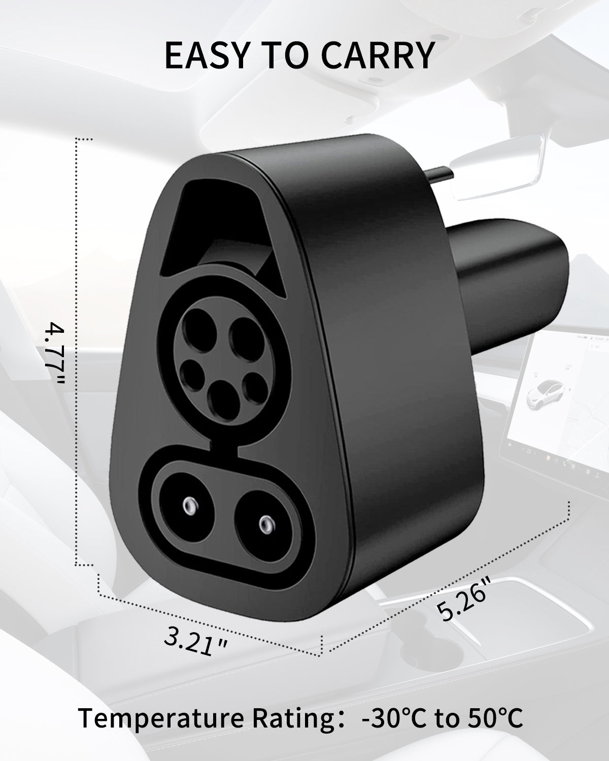 Tesla CCS Adapter, For Model 3 Y S X, Up to 250kW 500A DC Fast Charging
