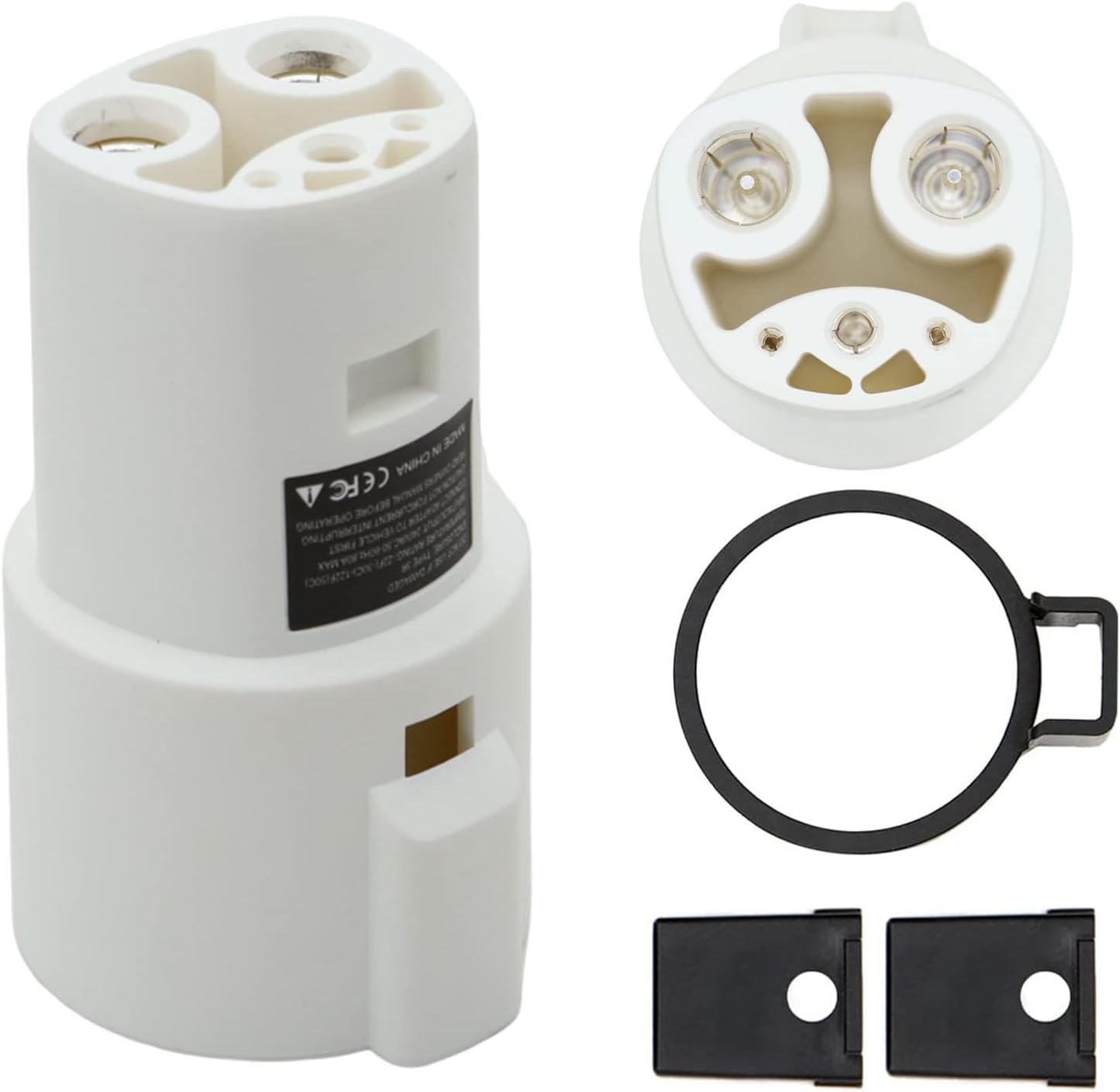 J1772 To Tesla Charging Adapter For Model 3 Y X S, 80A (White)