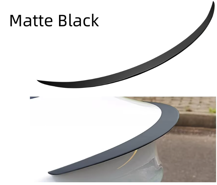 Tesla Model 3 Spoiler Matte Patterned For 2018-2023