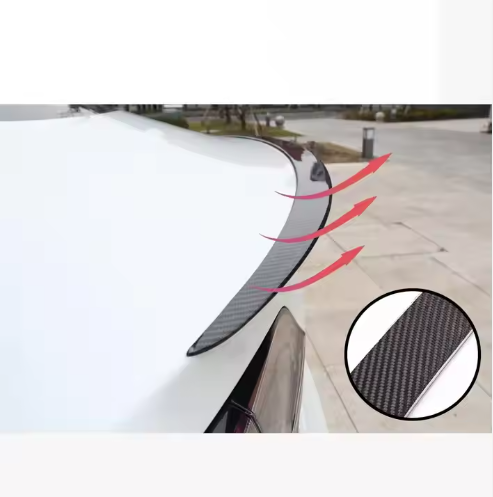 Tesla Model 3 Spoiler Matte Patterned For 2018-2023