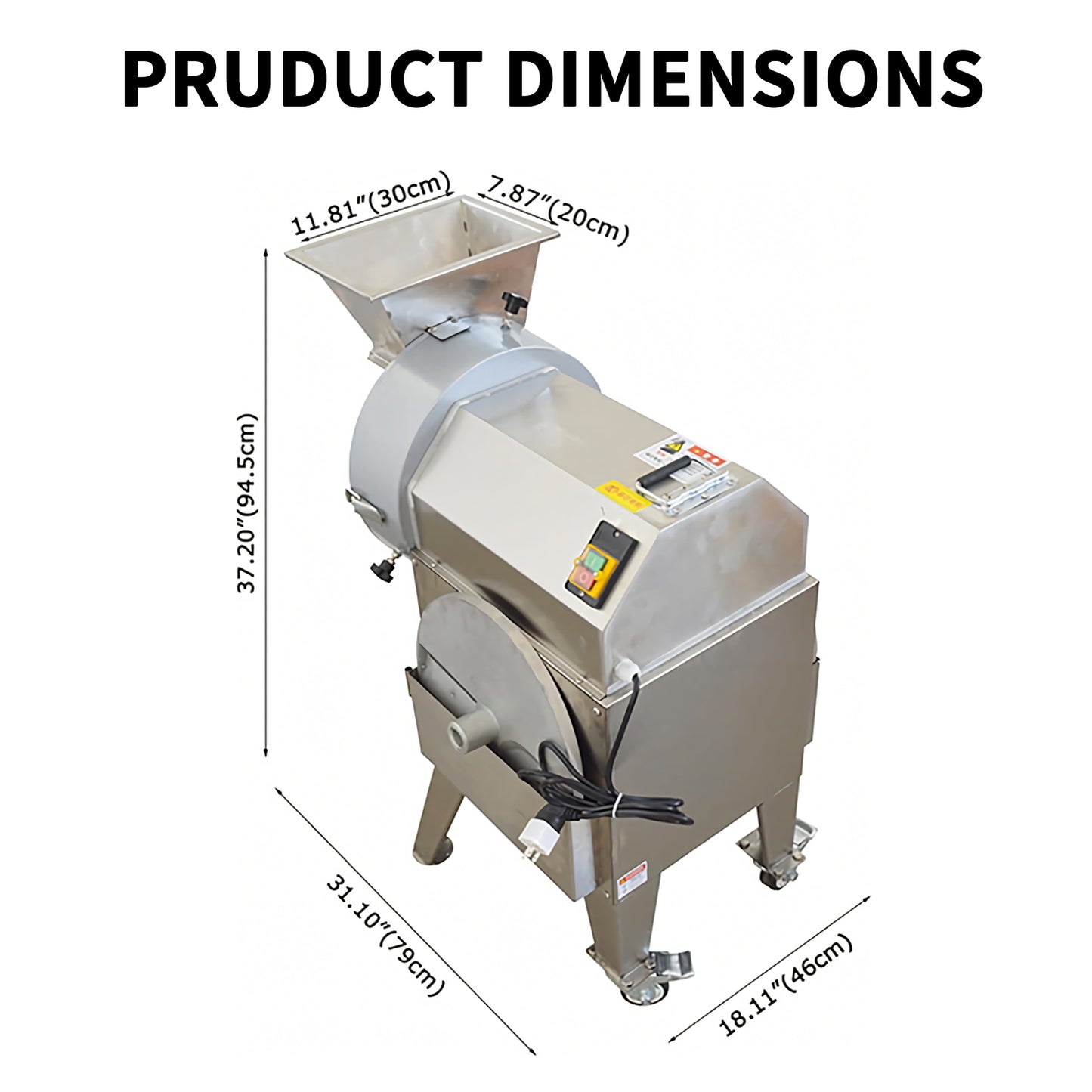 Automatic Vegetable Cutter, Slicer Shredder Dicer 3 In 1