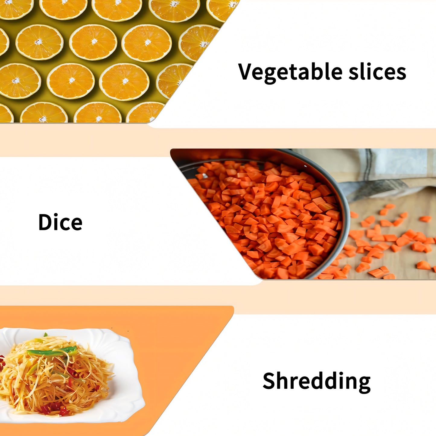 Automatic Vegetable Cutter, Slicer Shredder Dicer 3 In 1